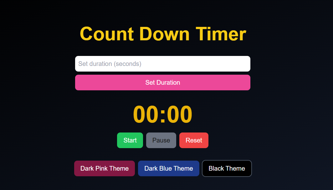 Dynamic Countdown Timer